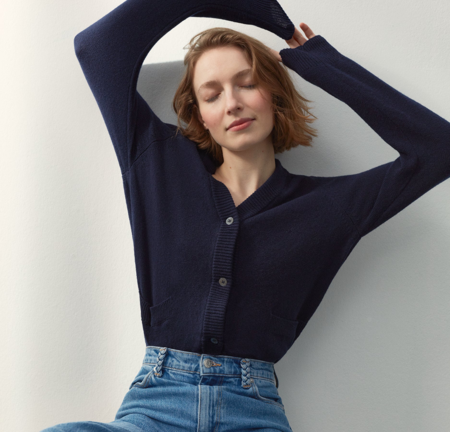 The CLASSIC CARDIGAN in The Financial Times