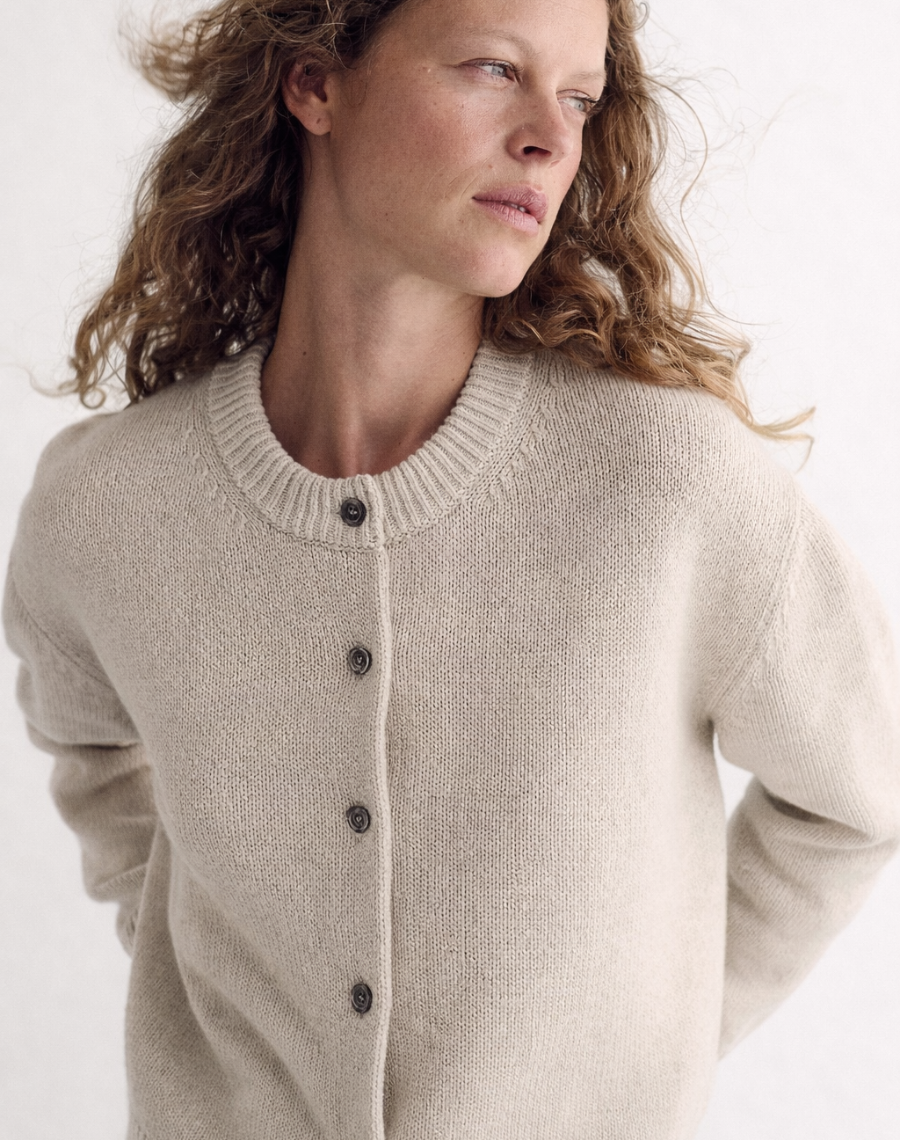 The Easy Cardigan - Lait