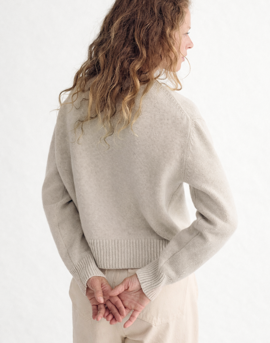 The Easy Cardigan - Lait
