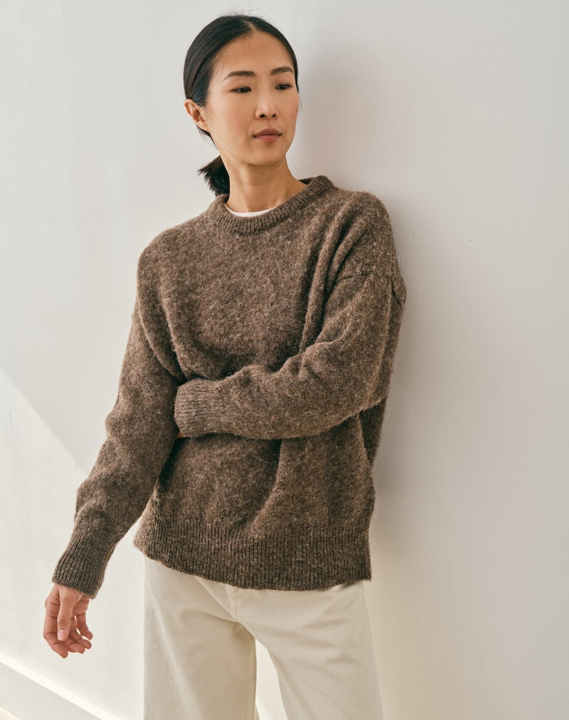 The Brushed Shetland - Umber