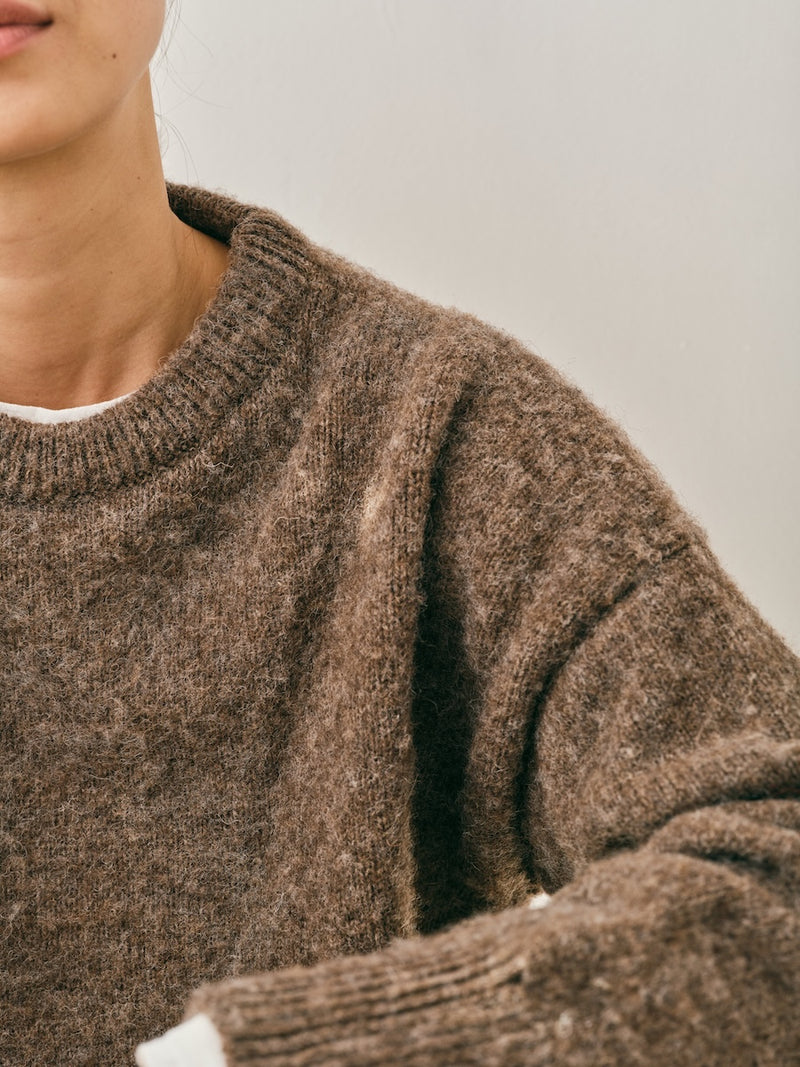 The Brushed Shetland - Umber