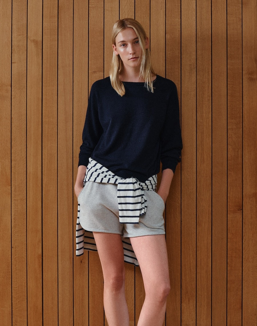 The LOOPBACK Short - Stone Grey