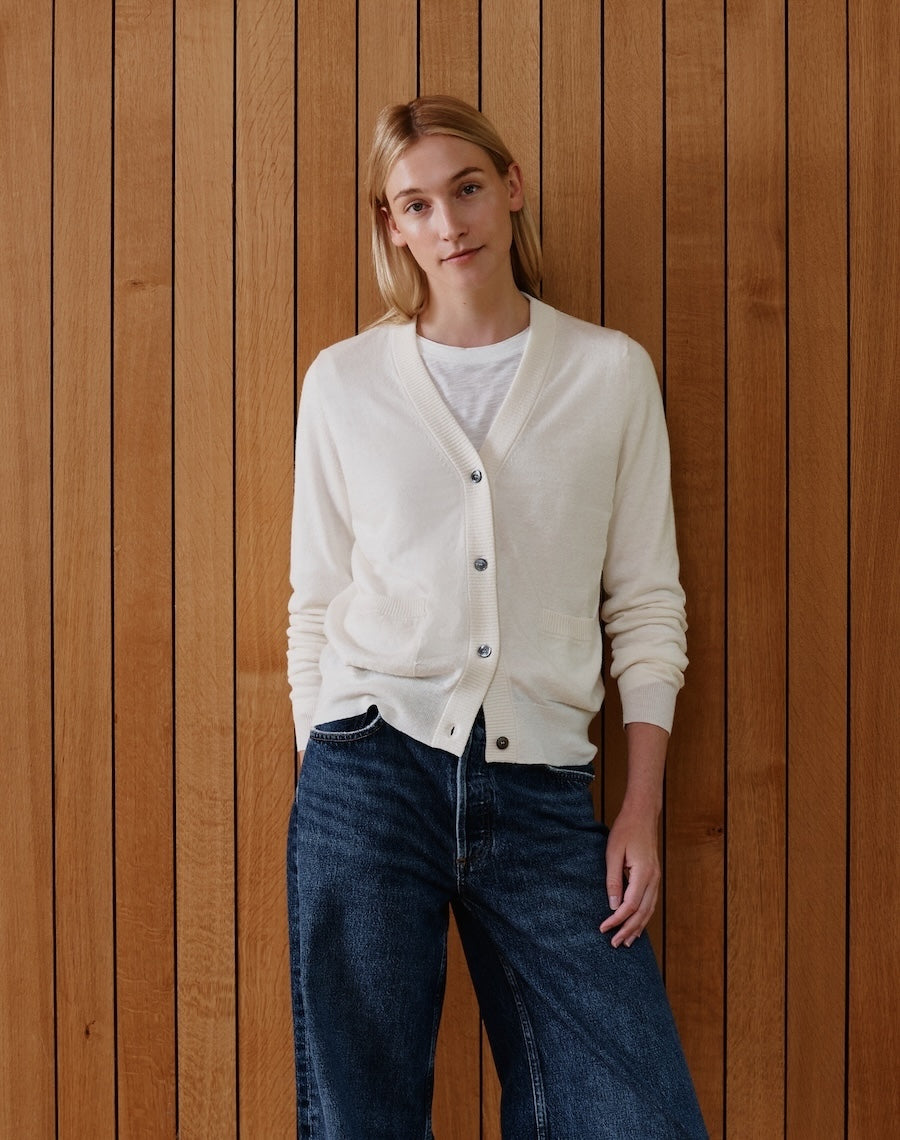 The Summer Cardigan - Ecru / Archive Sale