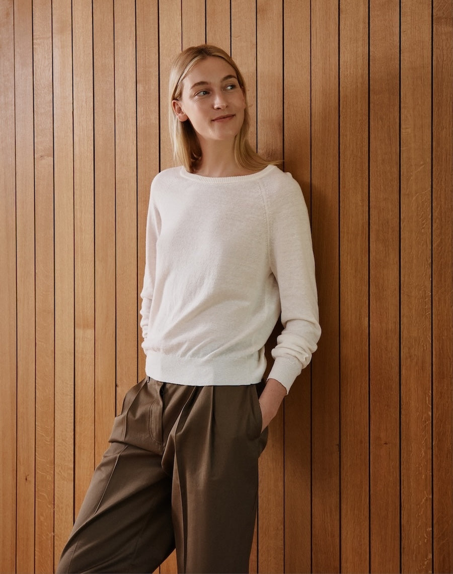 The Summer Sweater - Ecru / Archive Sale