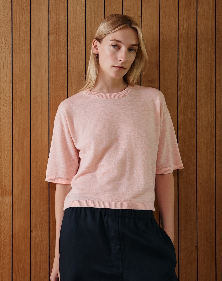 The Summer Tee - Peach Sand