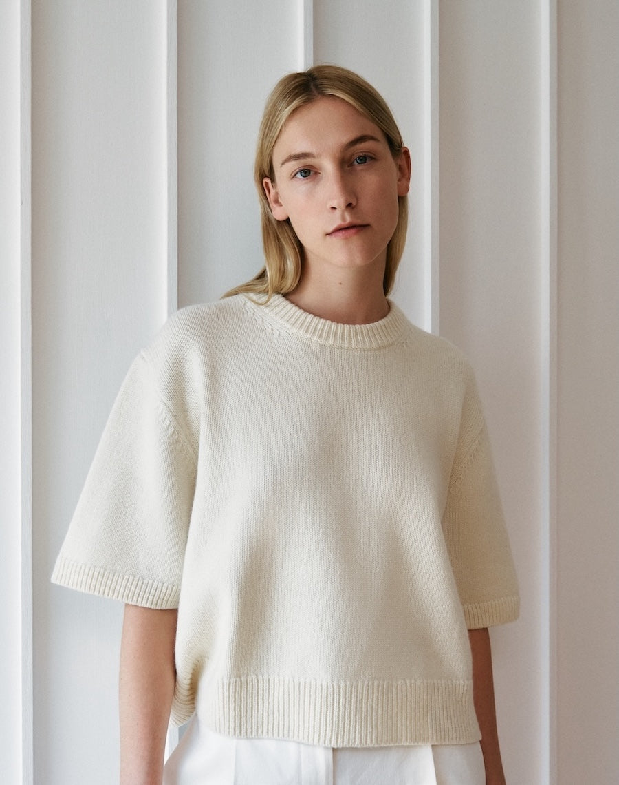 The Easy Tee - Undyed Ecru