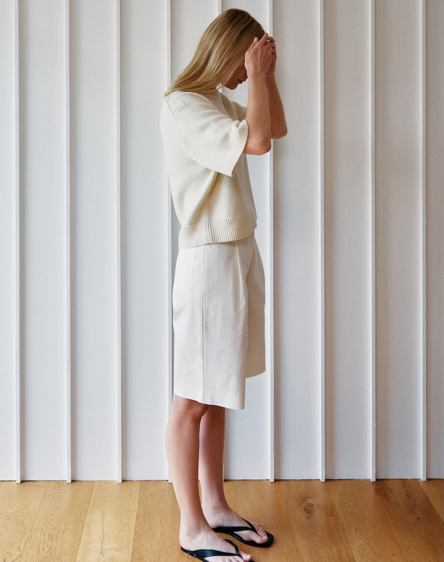 The Easy Tee - Undyed Ecru