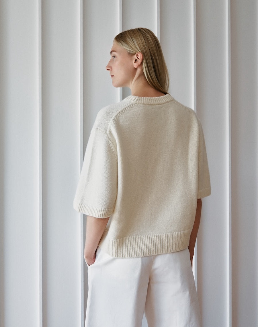 The Easy Tee - Undyed Ecru