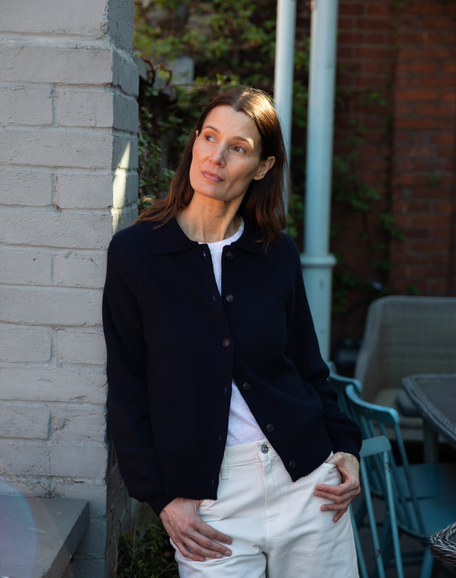 The Gentle Cardigan - Navy