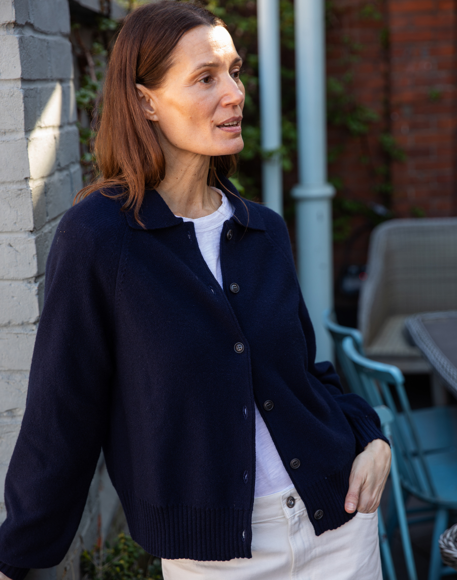 The Gentle Cardigan - Navy