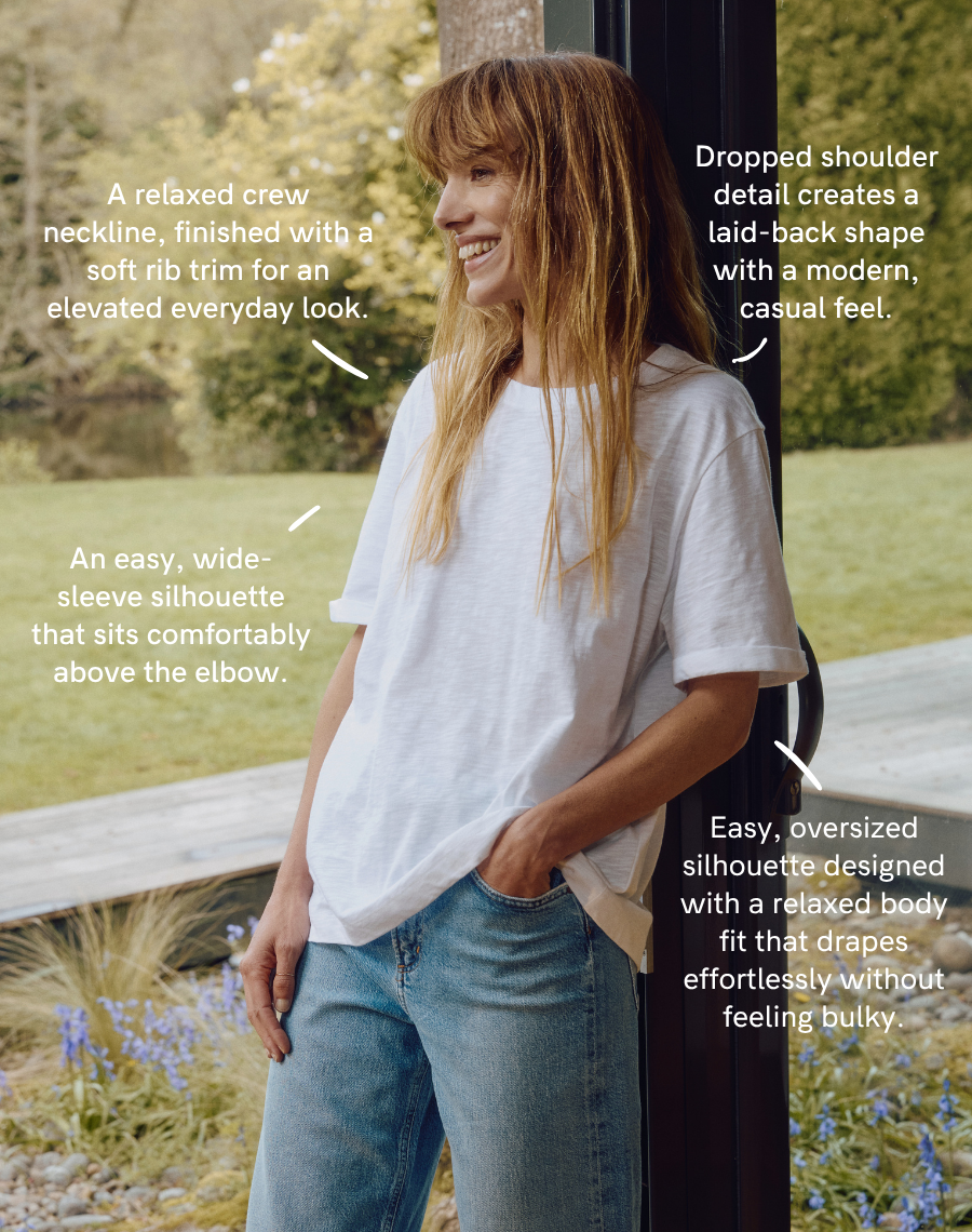 The Relaxed Tee - White