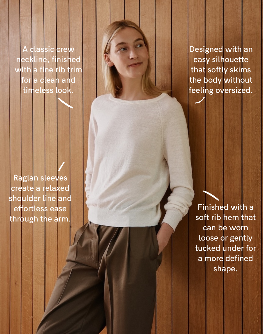 The Summer Sweater - Ecru / Archive Sale