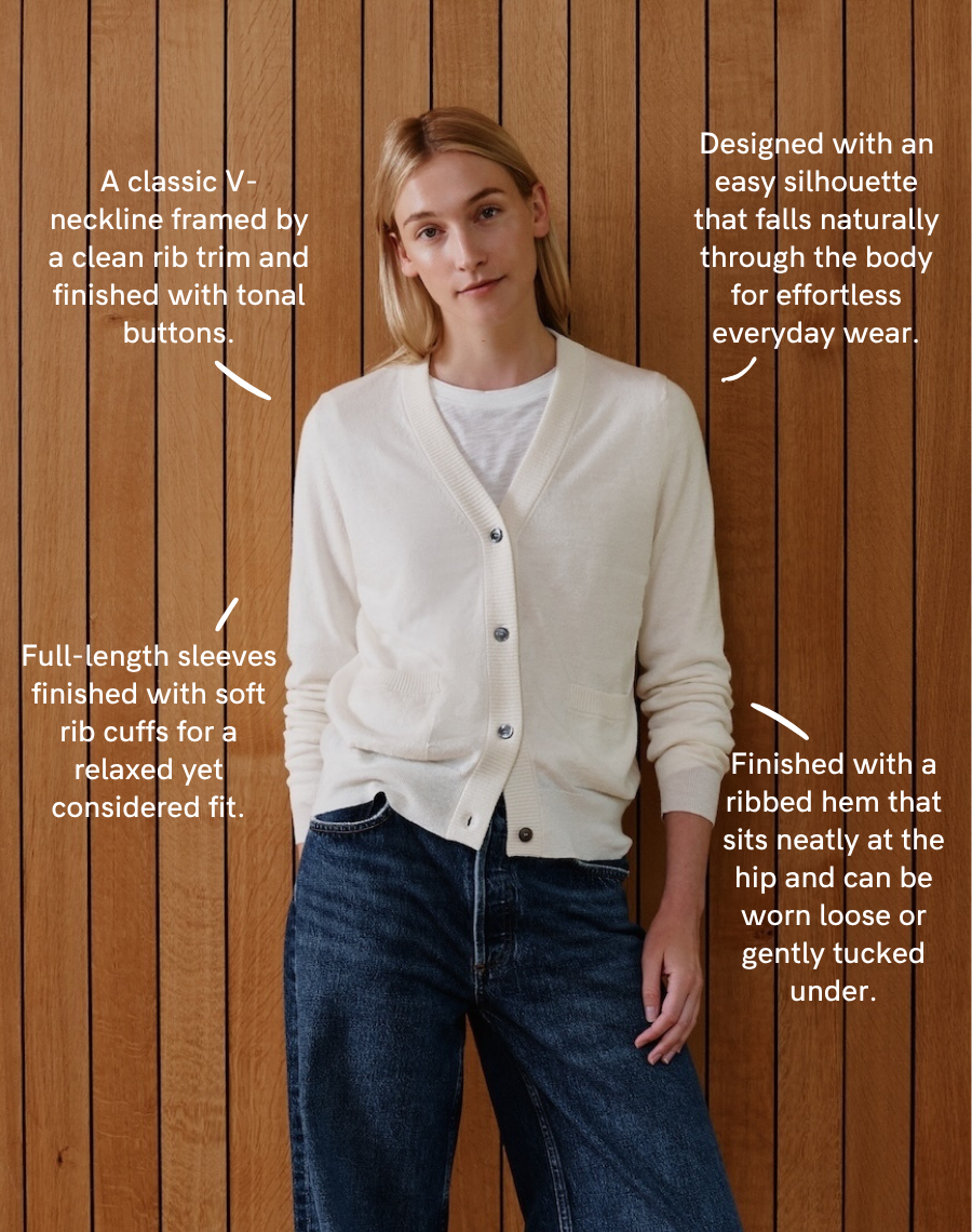 The Summer Cardigan - Ecru / Archive Sale