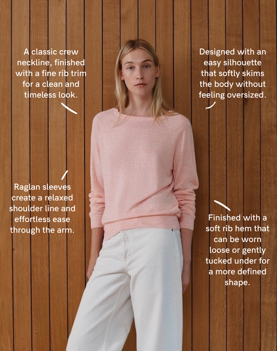 The Summer Sweater - Peach Sand / Archive Sale