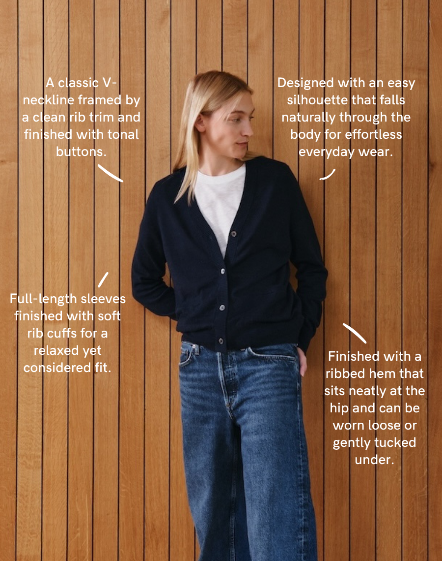 The Summer Cardigan - Navy