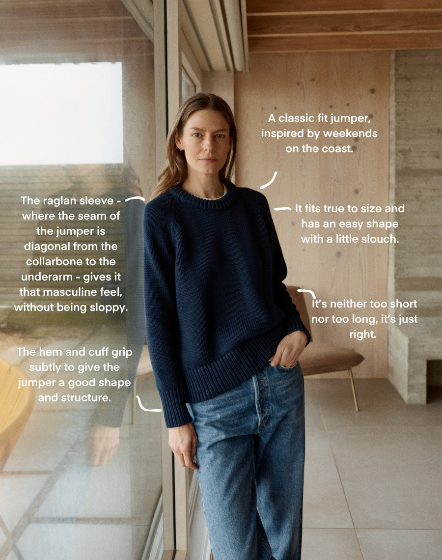 The Cotton Weekend - Navy, Renewed + Restored