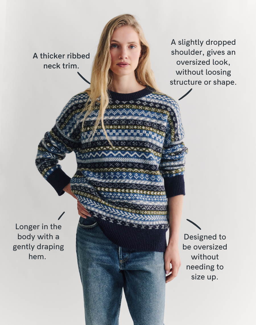 The Real Shetland - Moss / Navy