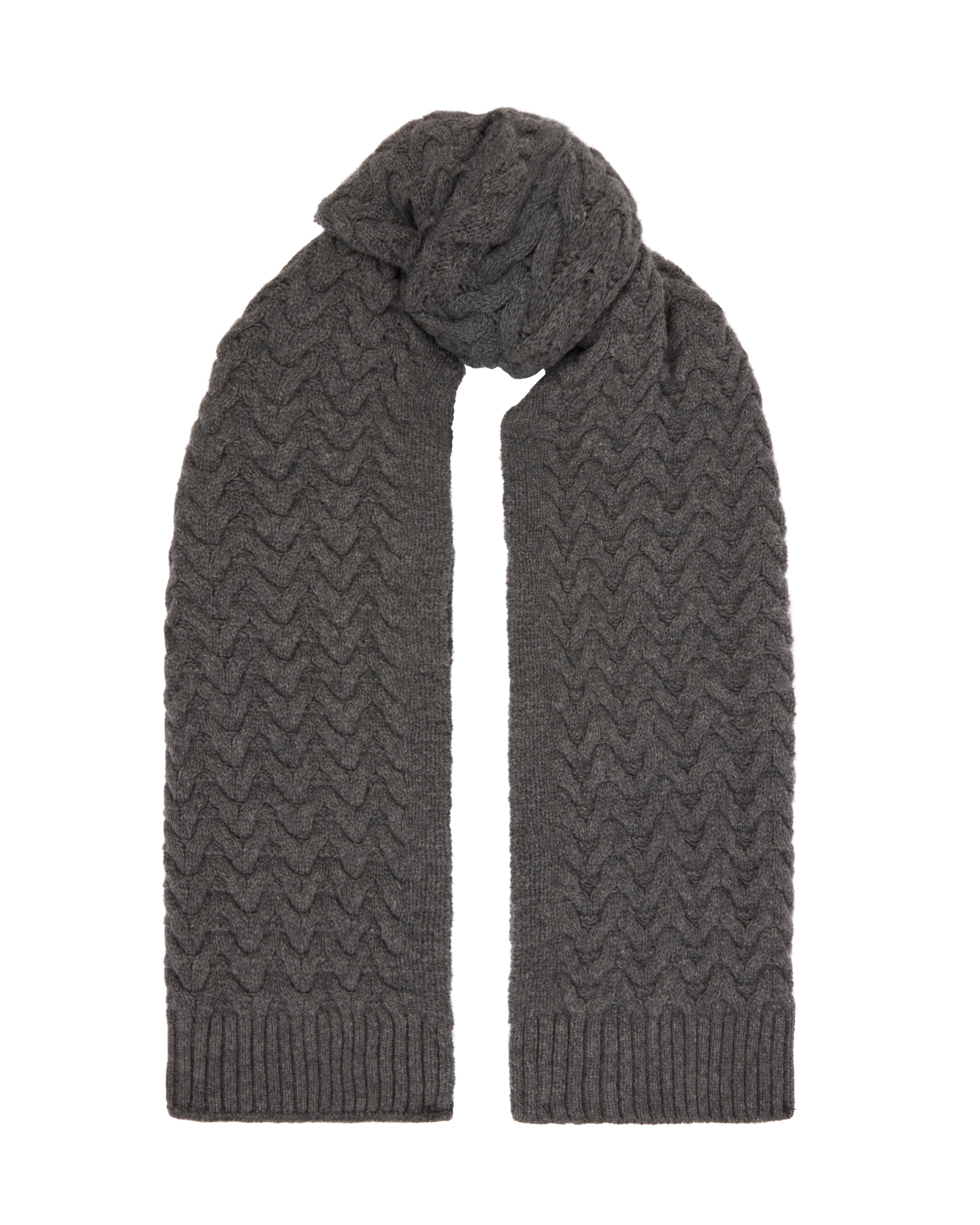 The Border Cable Scarf - Fossil
