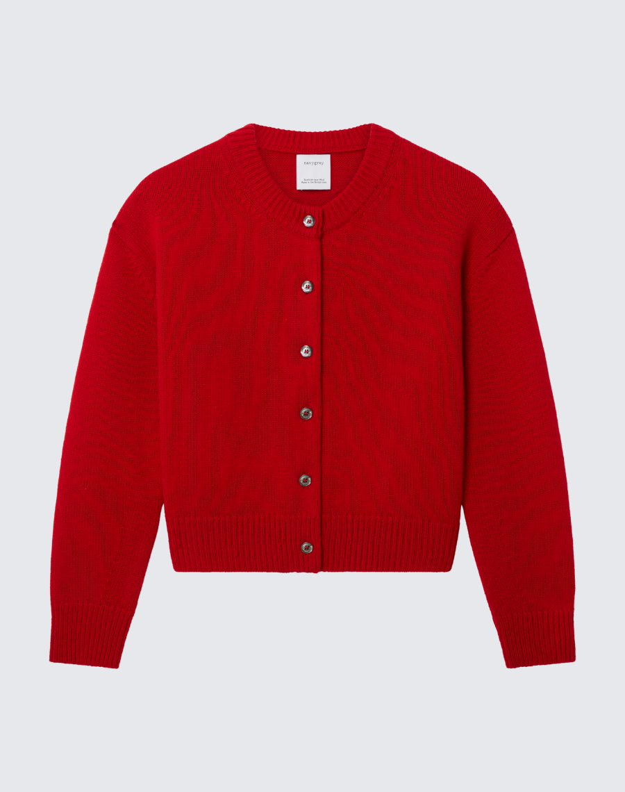 The Easy Cardigan - Carmine
