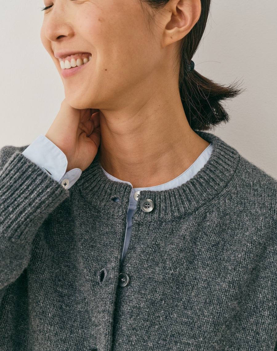 The Easy Cardigan - Fossil