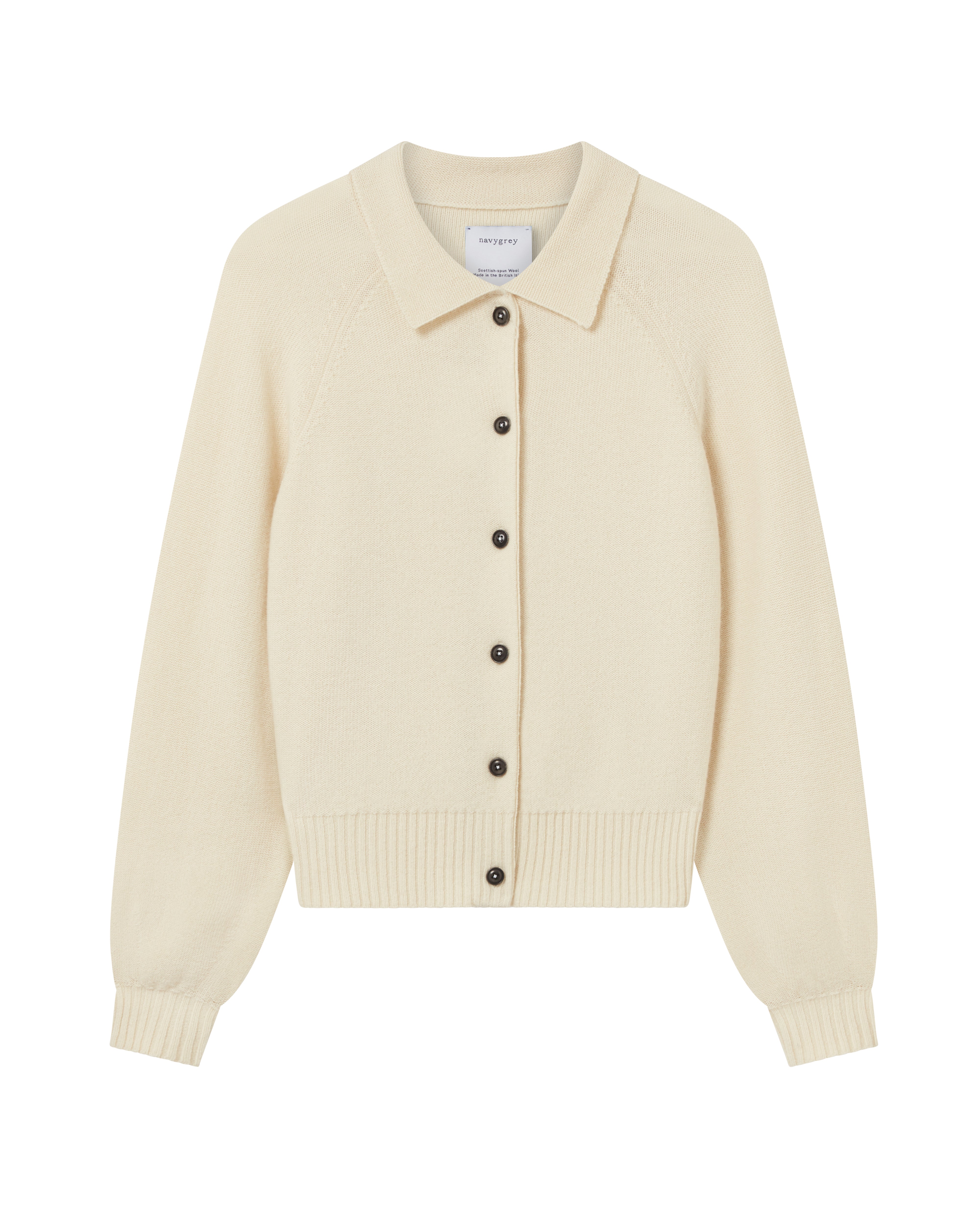 The Gentle Cardigan - Undyed Ecru