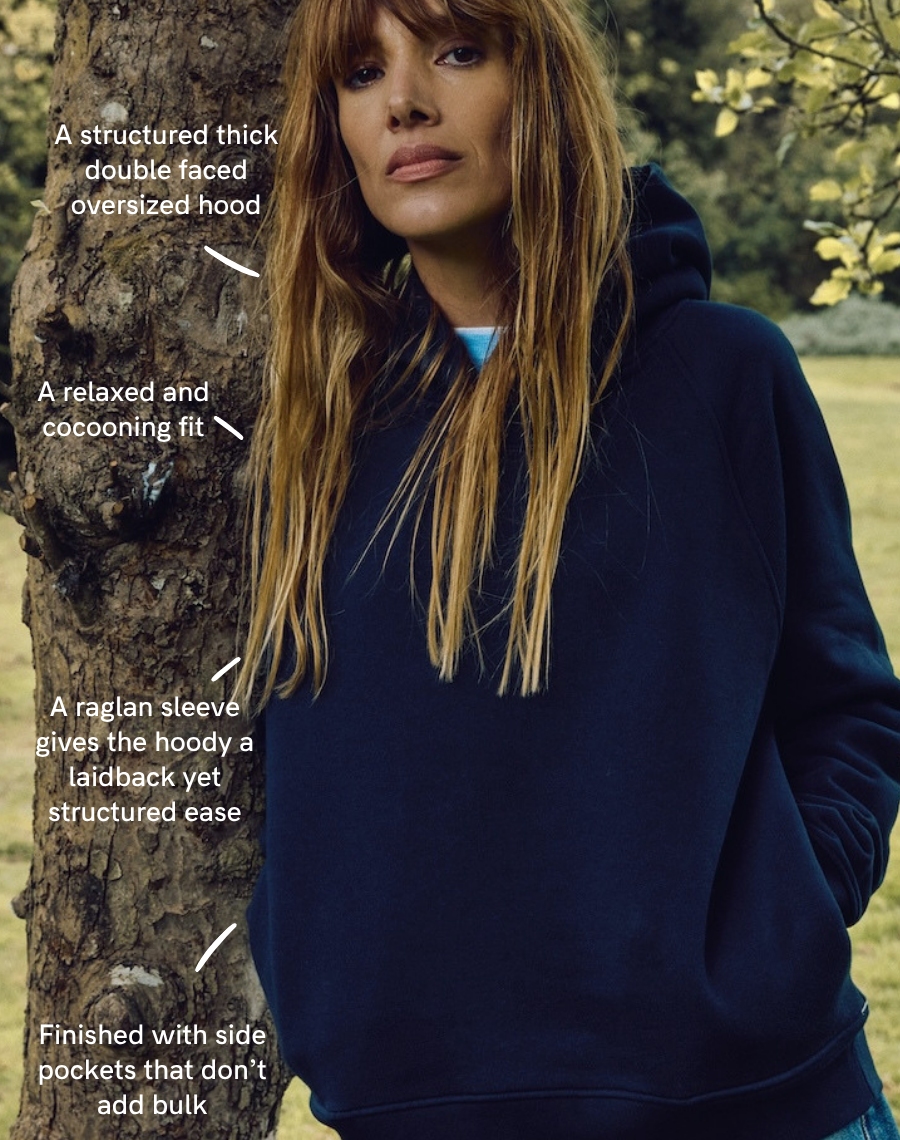 The Brushback / Hooded Sweatshirt - Navy