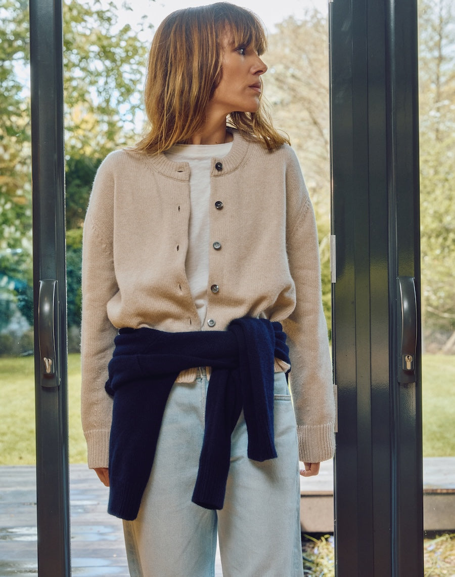 The Easy Cardigan - Lait