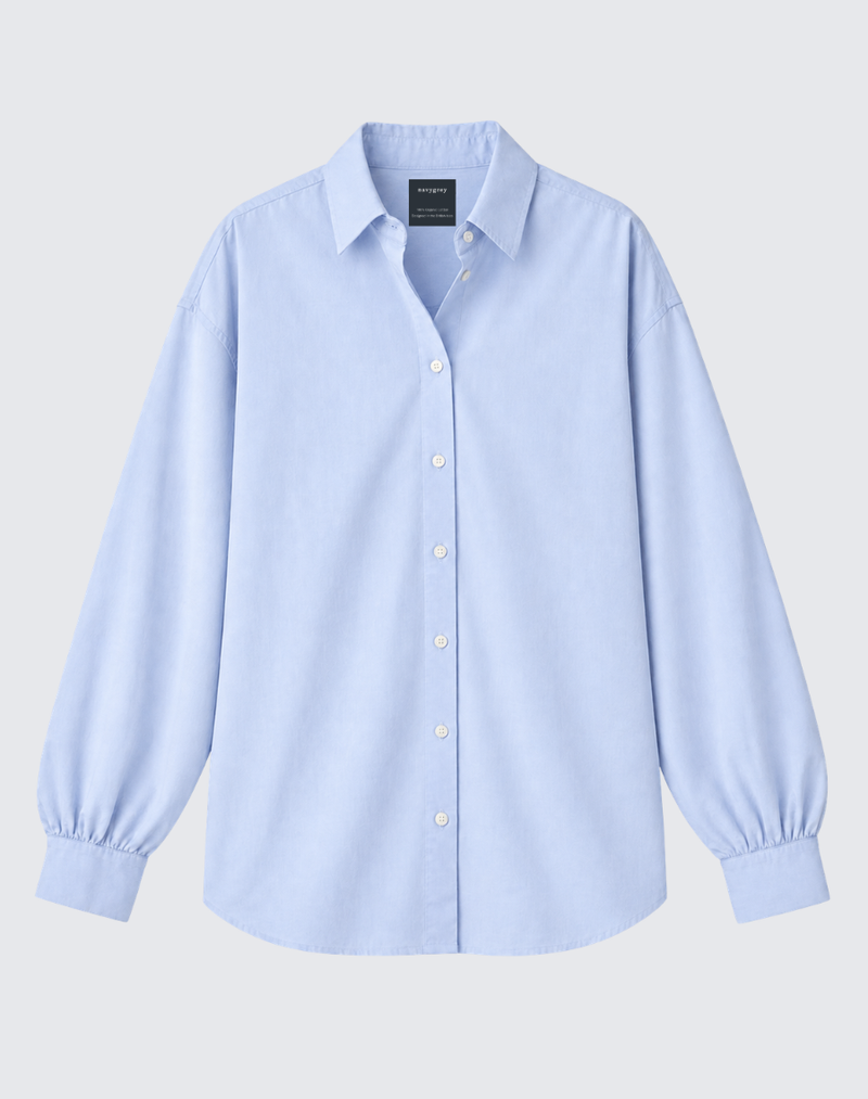 The Relaxed Shirt - Salt Blue