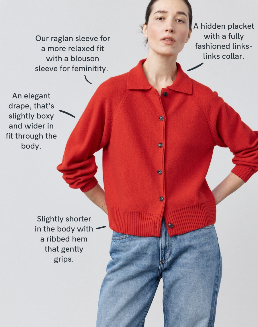 The Collared Button-Up - Poppy / Archive Sale