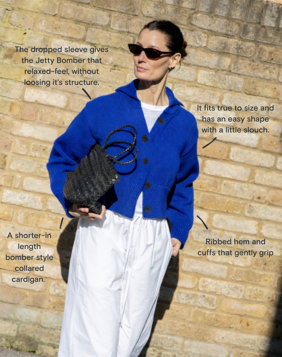The Cotton Jetty Bomber - Lapis, Renewed + Restored