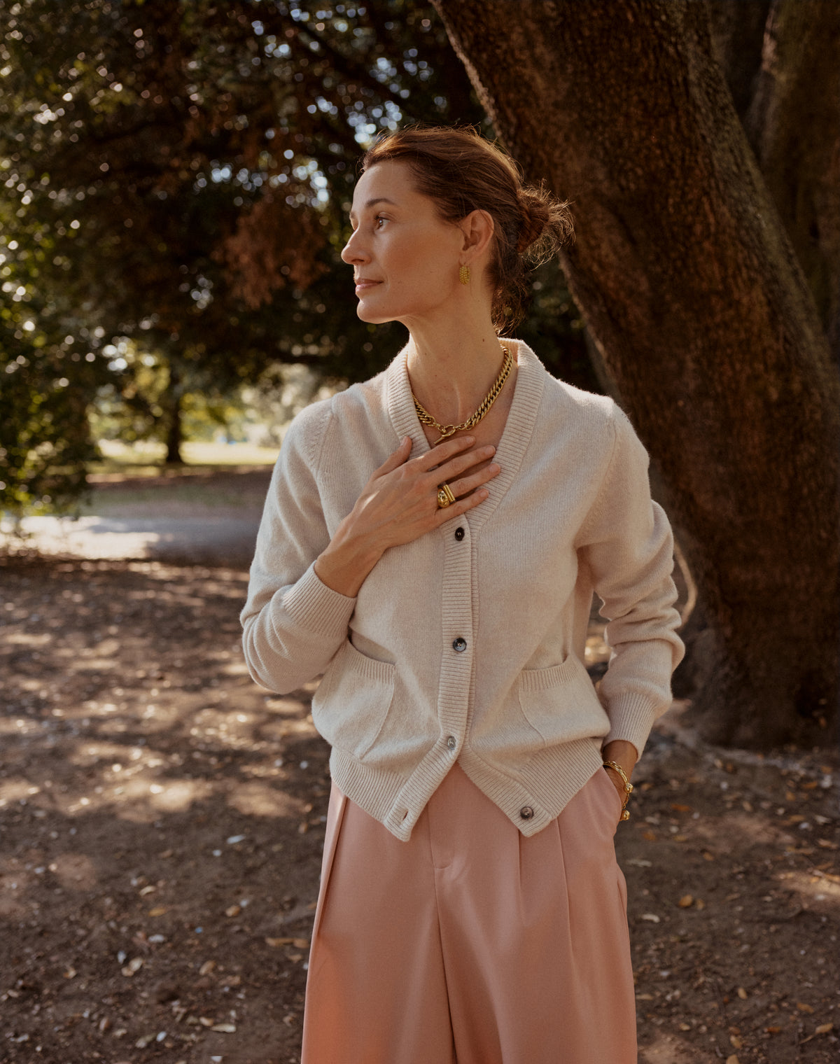 The Cardigan - Lait