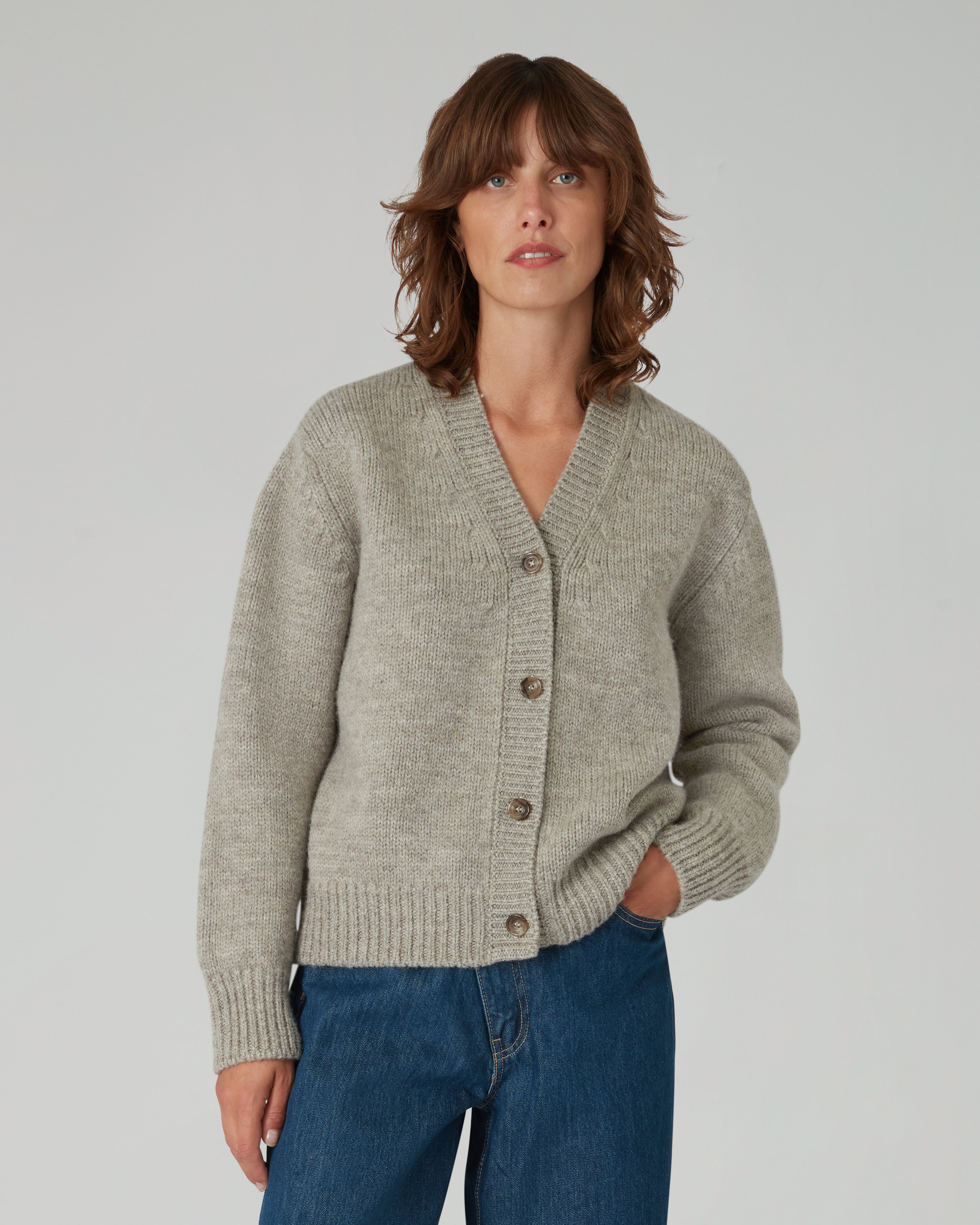 The Masham Cardigan - Oat / Archive Sale