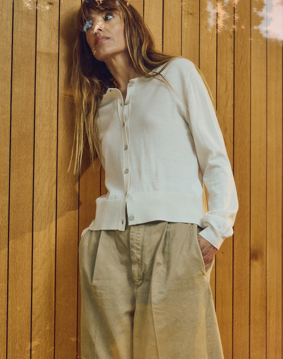 The Fine Cardigan - Ecru