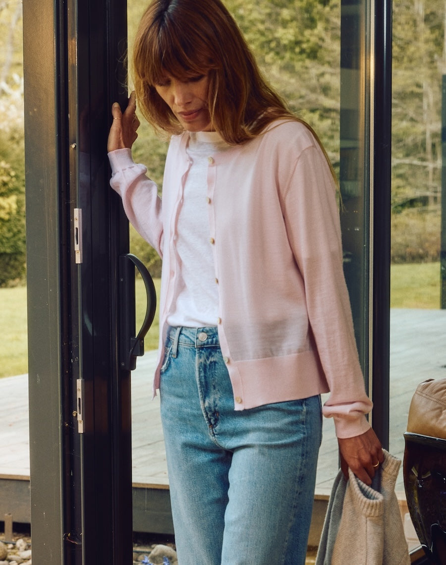 The Fine Cardigan - Blush