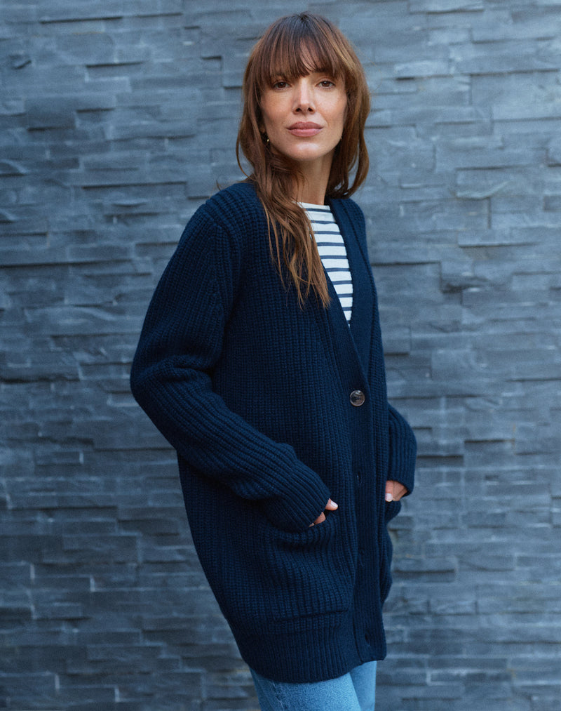 The Heirloom Cardigan - Navy