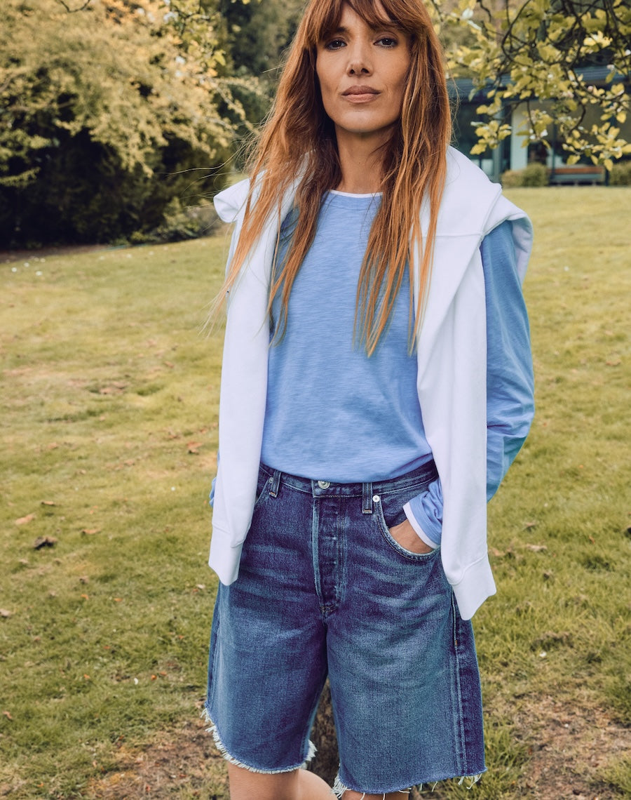 The Layered Tee / Long Sleeve - Blue