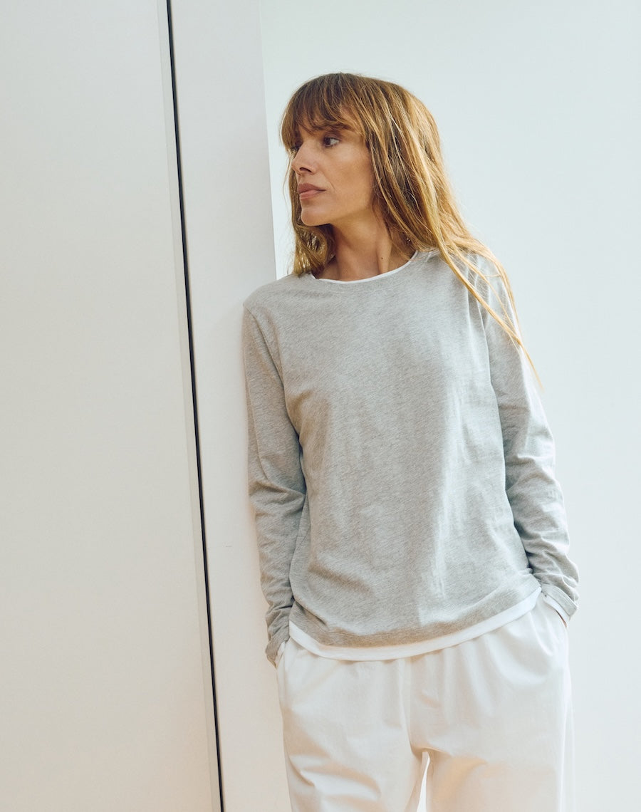 The LAYERED Tee / Long - Grey