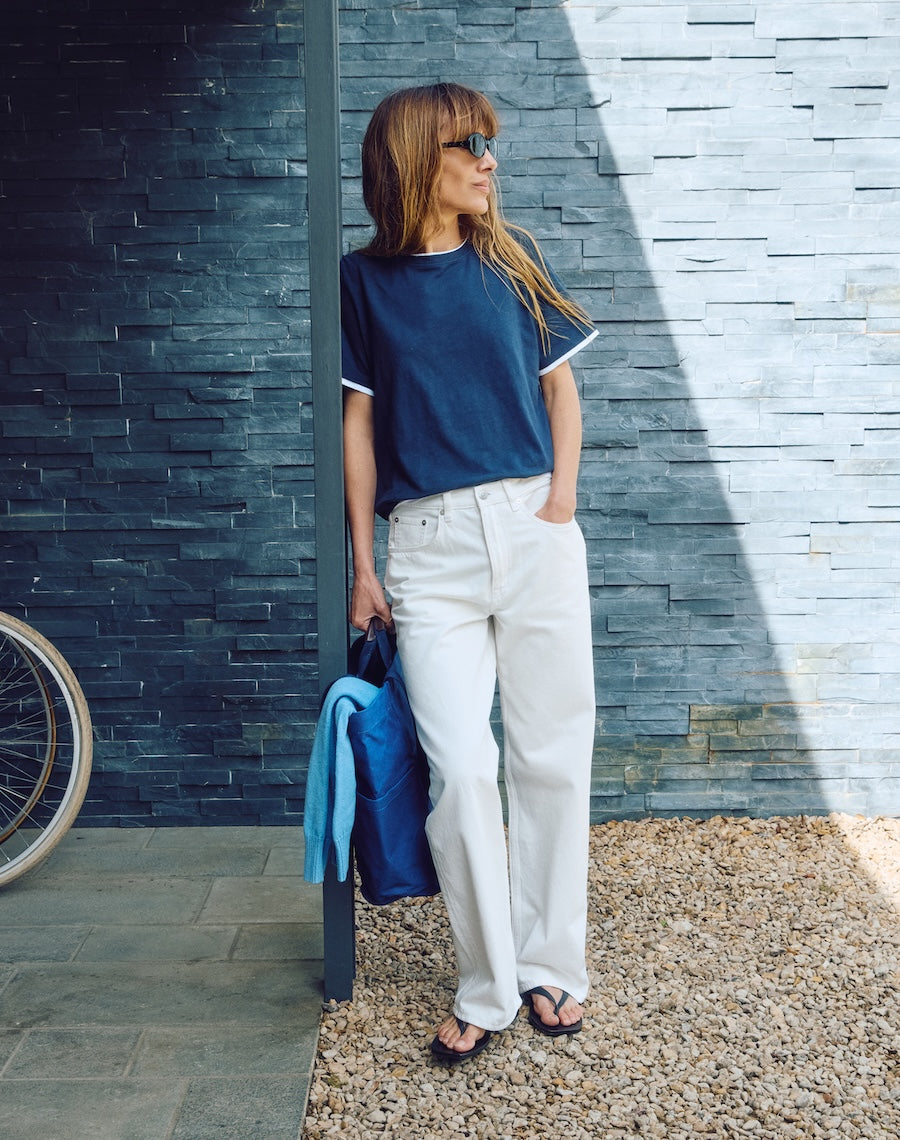 The LAYERED Tee / Short Sleeve - Navy