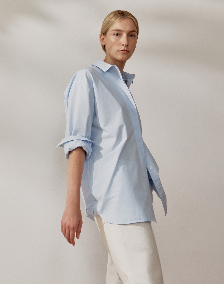 The Oversize Shirt - Salt Blue