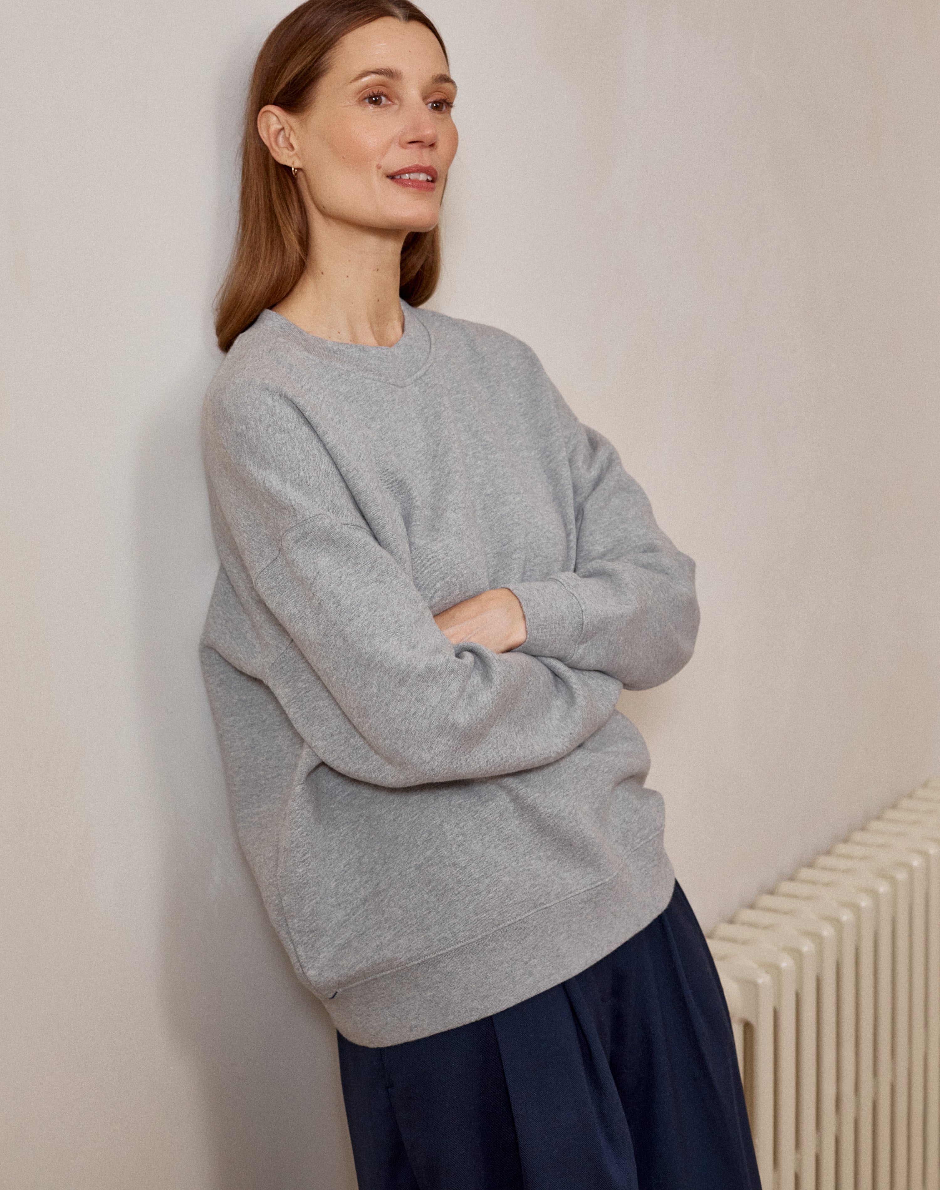 The Brushed / Relaxed-fit Sweat - Slate Grey, Renewed + Restored