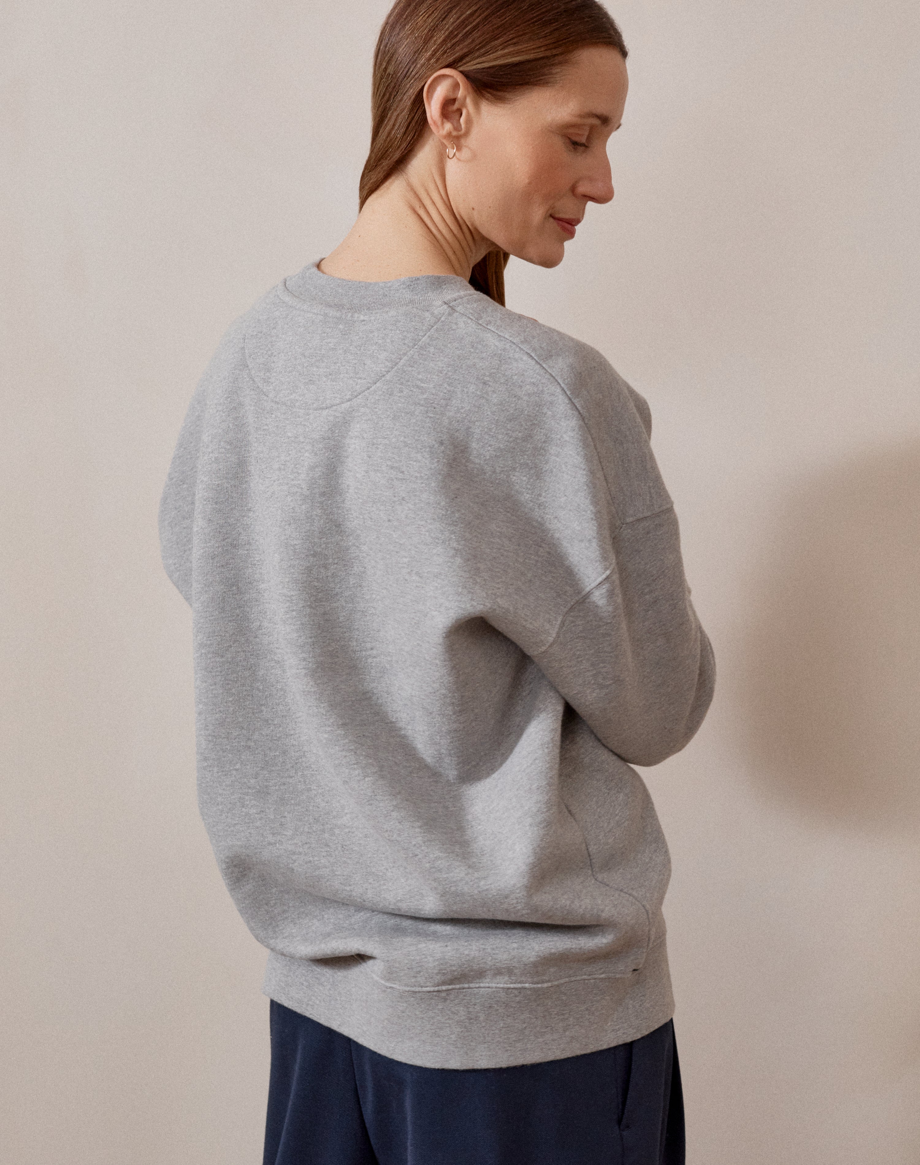 The Brushed / Relaxed-fit Sweat - Slate Grey, Renewed + Restored