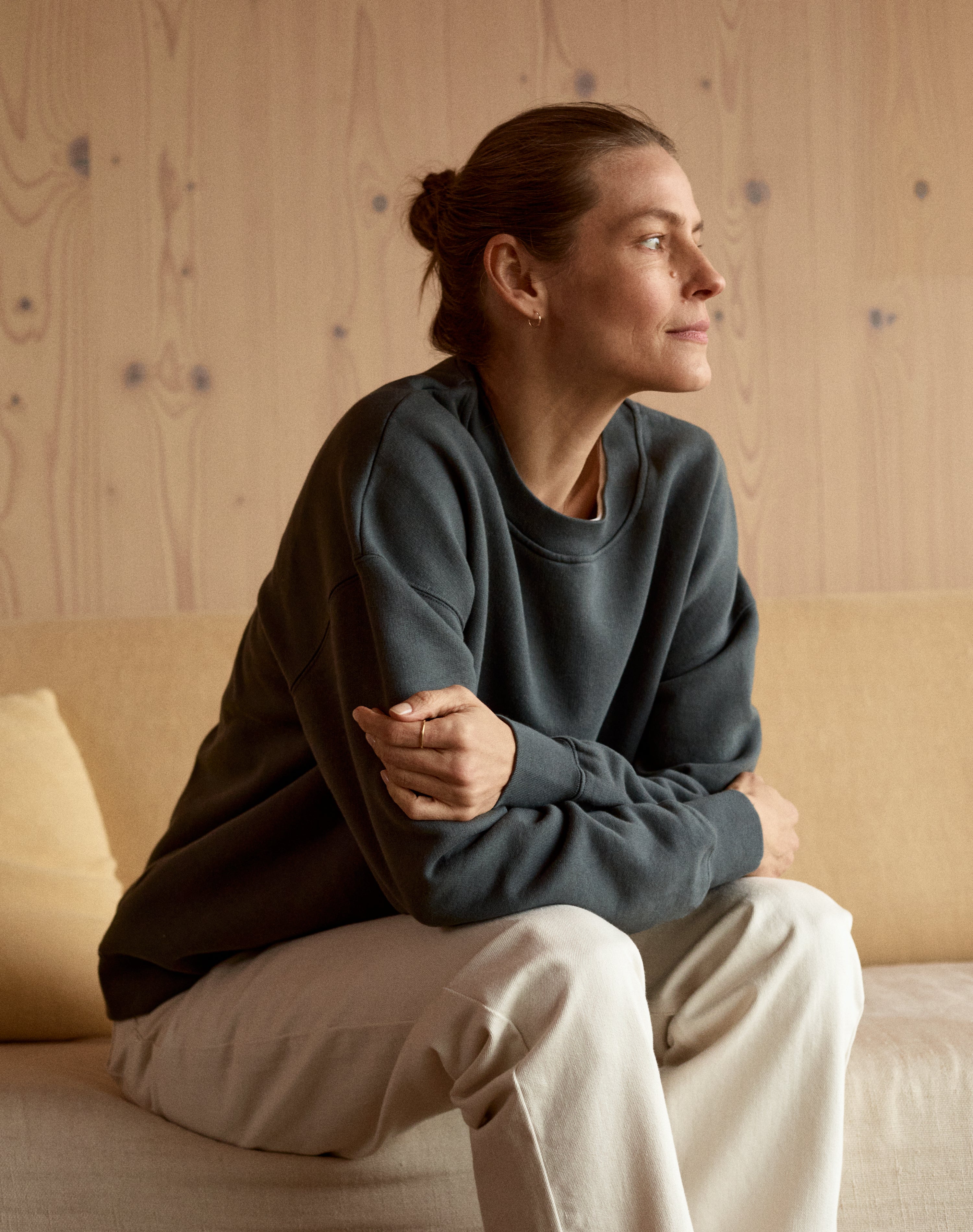 The Relaxed-fit SWEATSHIRT - Anthracite / Archive Sale