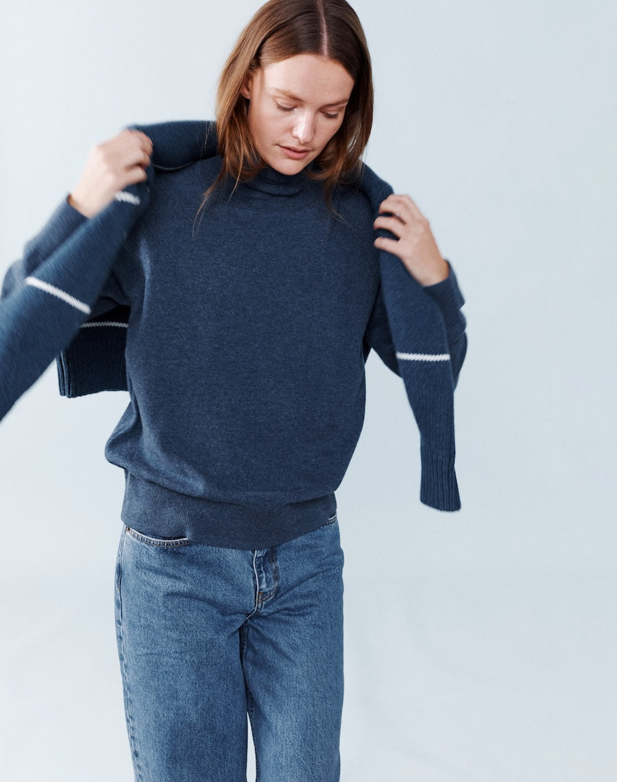 The Weekend Polo - Atlantic Blue