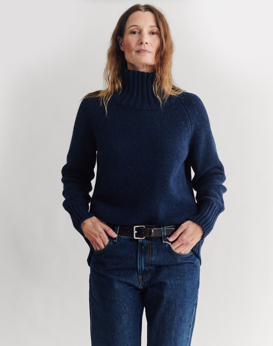 The Authentic Funnel - Navy Marl