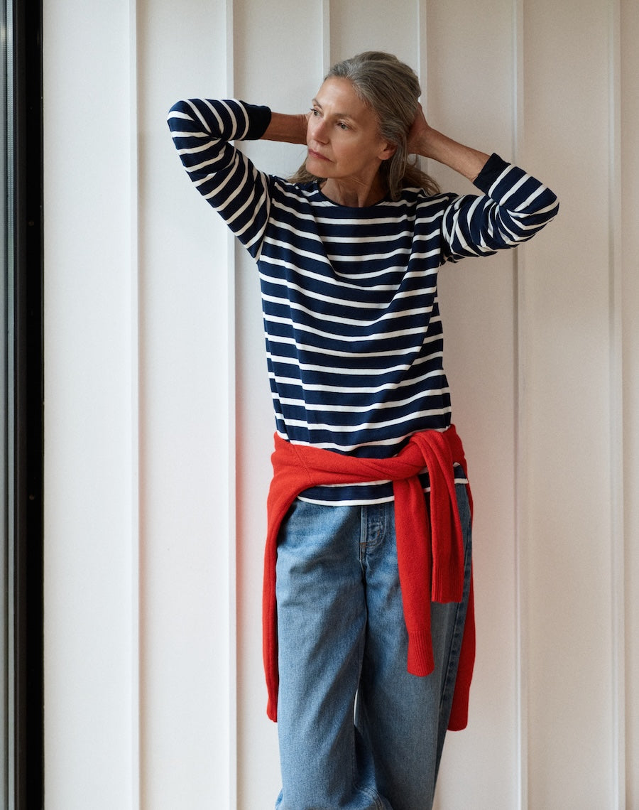 The Breton / The Original - Navy + Ecru
