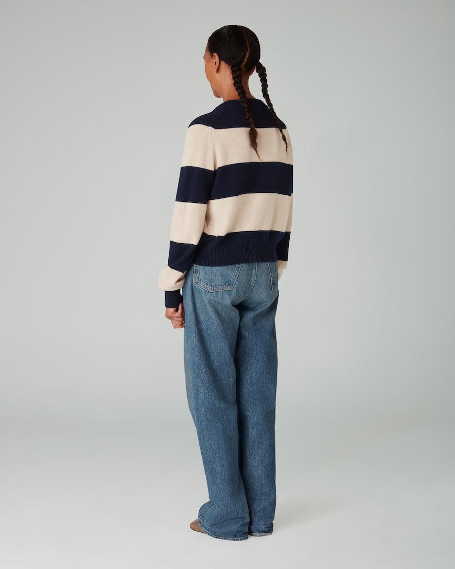 The CARDIGAN / 3.0 - Navy & Parchment, Renewed + Restored