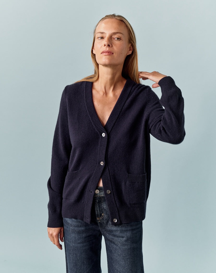 The Cardigan - Navy