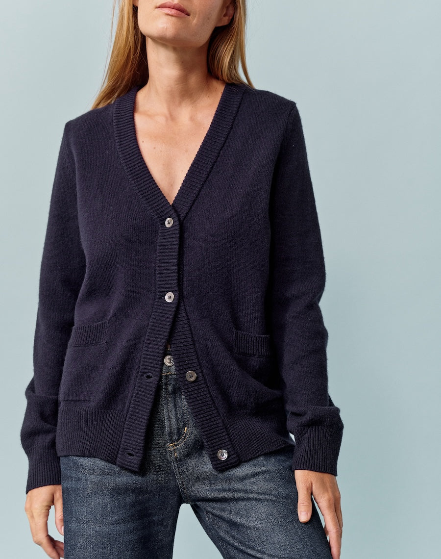 The Cardigan - Navy