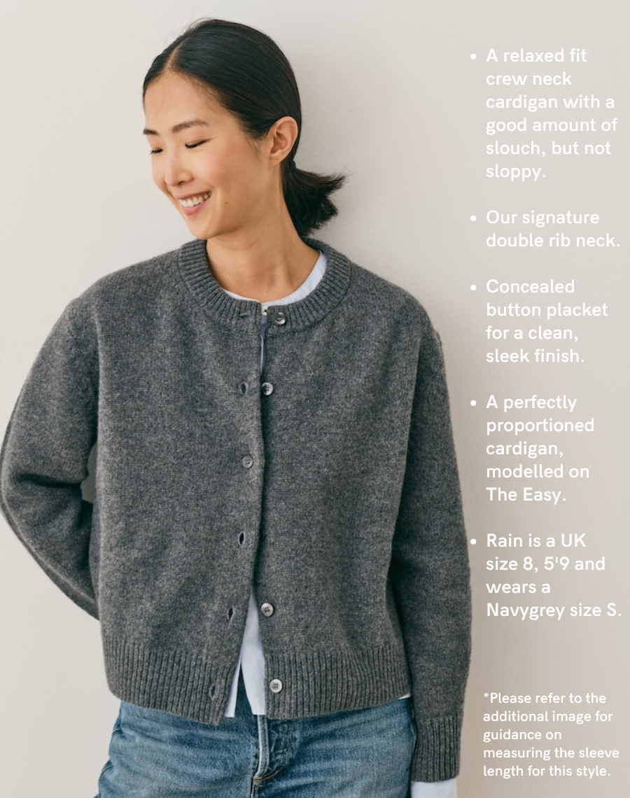 The Easy Cardigan - Fossil