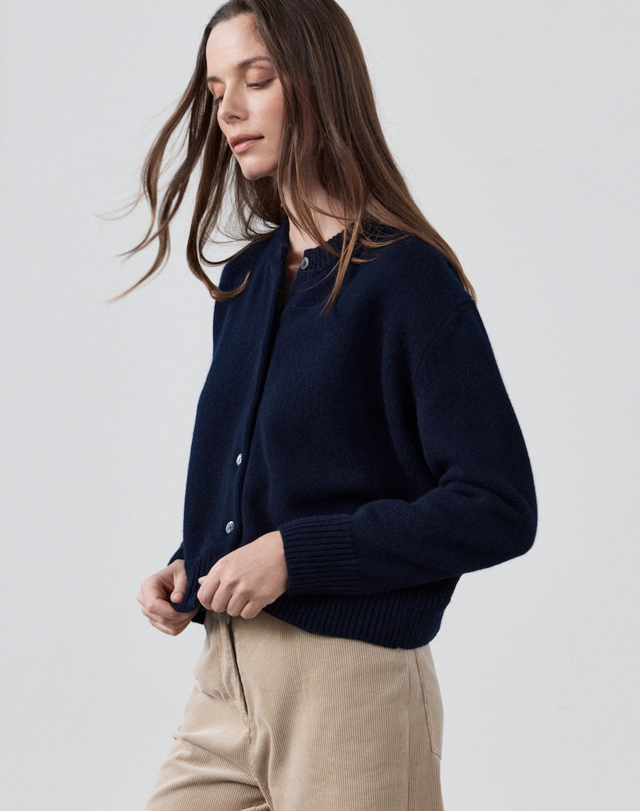 The Easy Cardigan - Navy